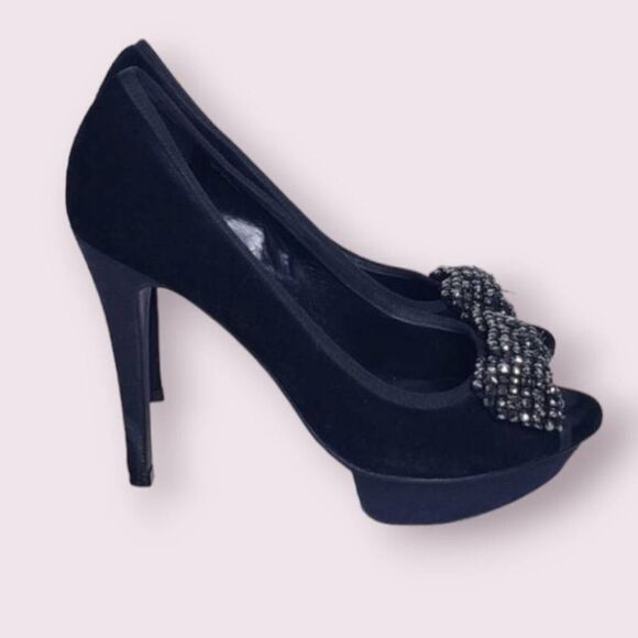 Bcbgmaxazaria platform high heels with bow - Picture 3 of 11